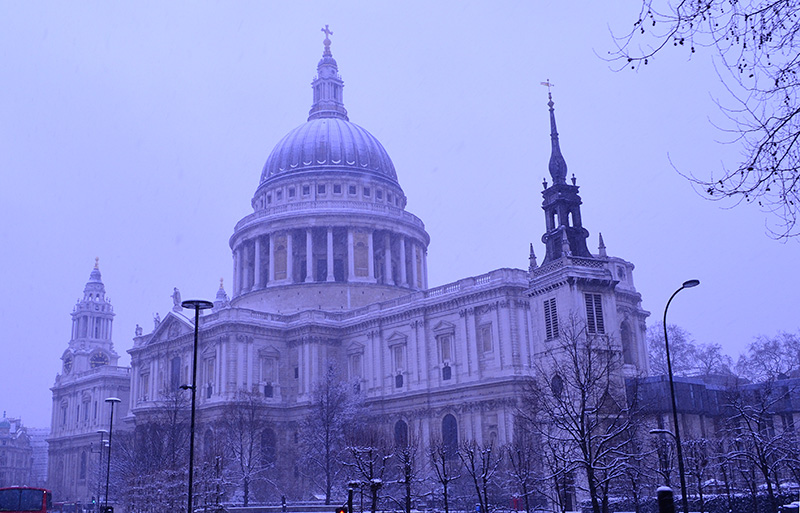 Snowy St. Paul's