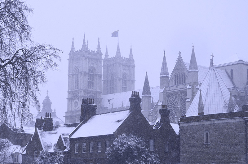 Westminster in Snow