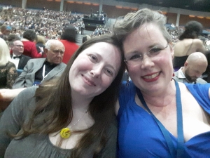 Worldcon roomies at the Hugos!!