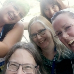 Mihaela, Sharpie, Kari, Catie & Phil at Worldcon!