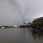 Oncoming storm in Helsinki